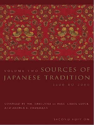 cover image of Sources of Japanese Tradition